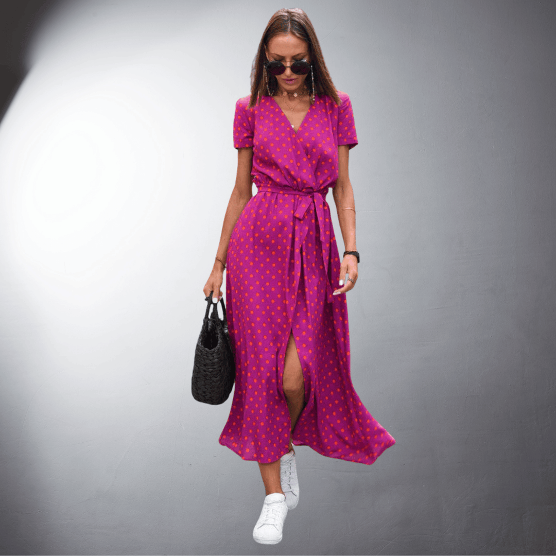 Zélie | Haute Couture Wrap Dress Handmade