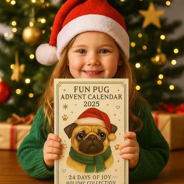 🐾🎄 Funny Pug Advent Calendar 2025