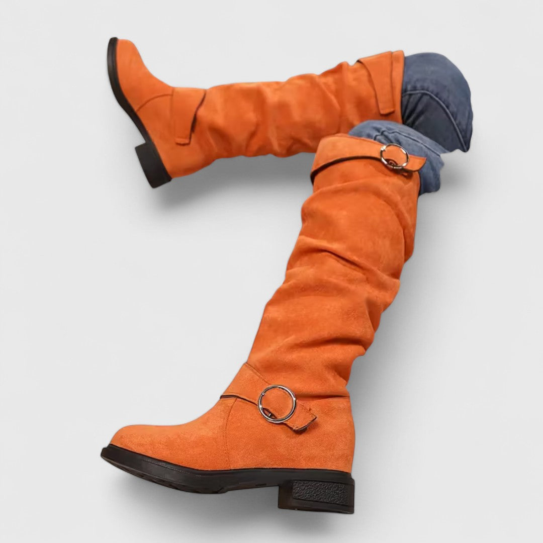 Aura | Gentle Elegance Knee High Boots