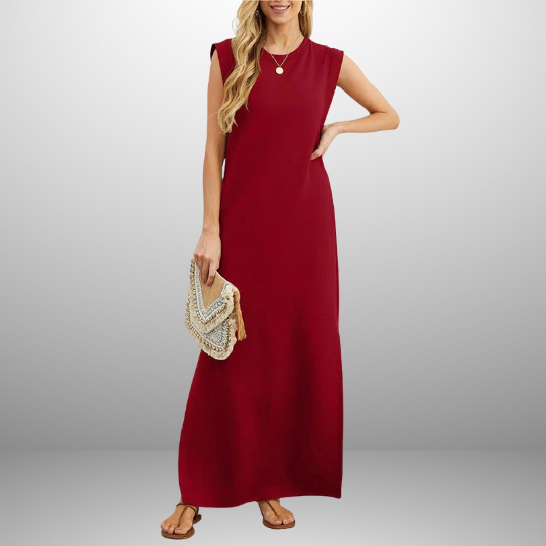 Clara | Long Flowing Wrinkle-Free Dress