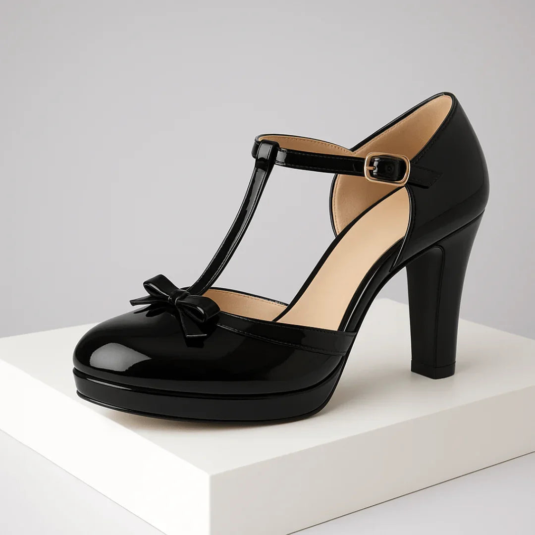 Chloe T-Strap Heels