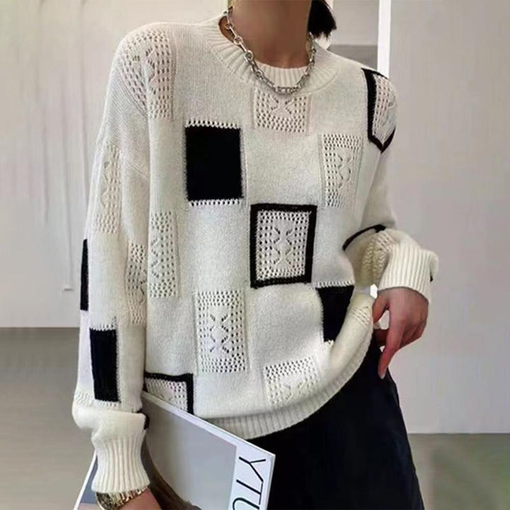 Clara - Relaxed Geometric Pullover