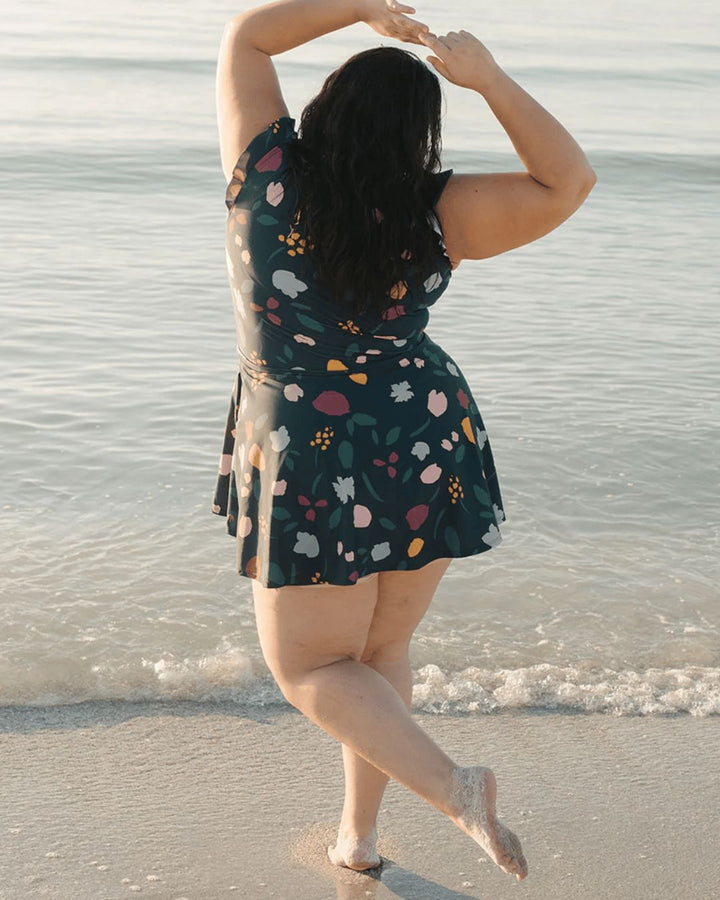 Tess | Swim Ruffled Dress