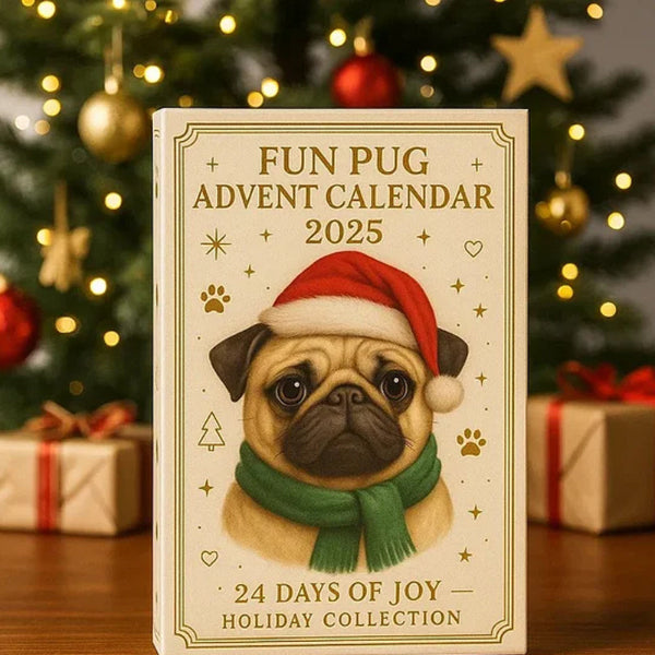 🐾🎄 Funny Pug Advent Calendar 2025