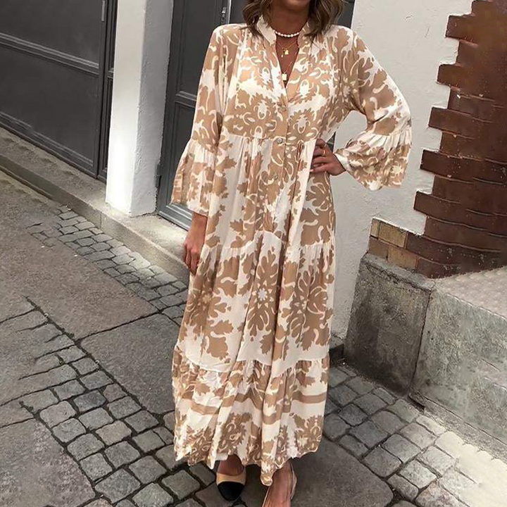 Floral Sleeve Maxi