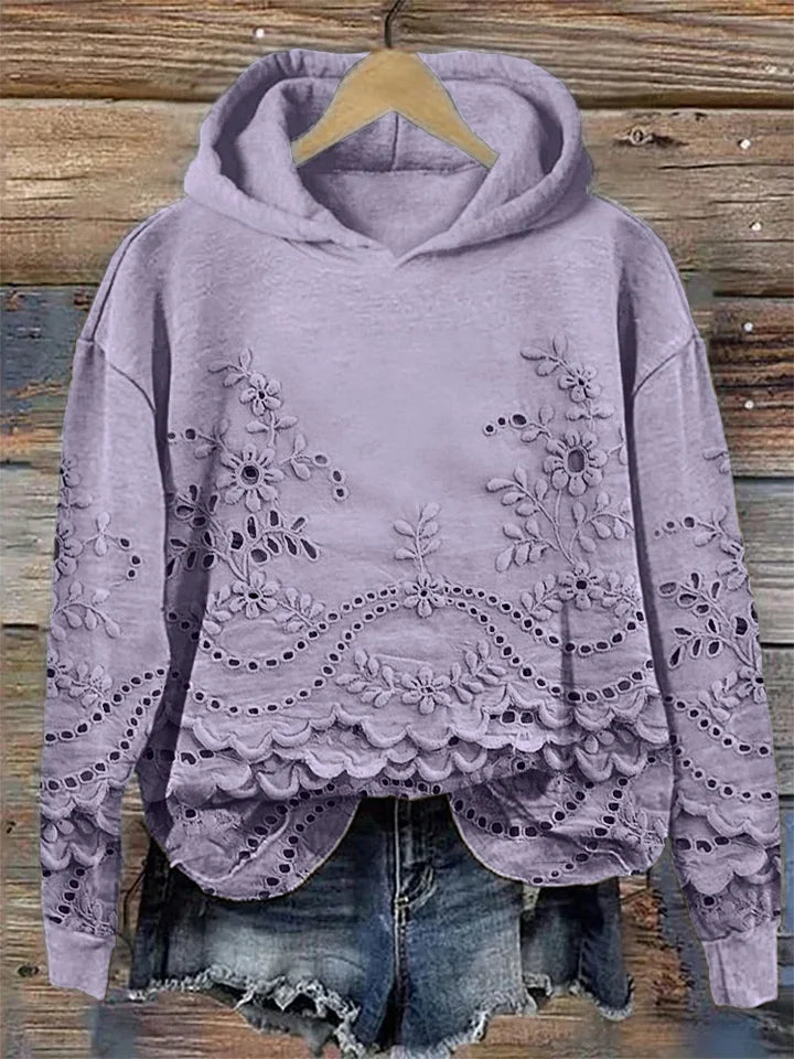Luna | Floral Print Hoodie