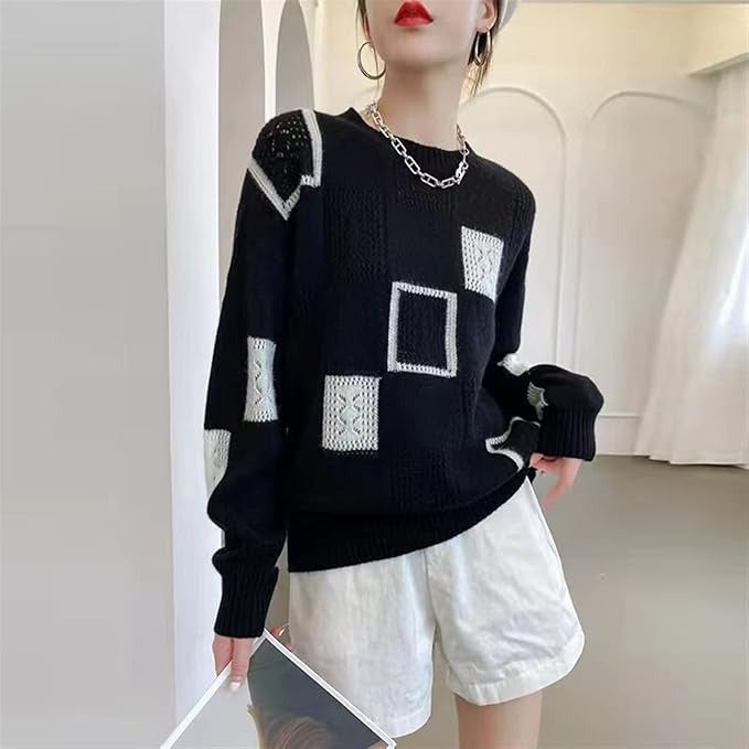 Clara - Relaxed Geometric Pullover