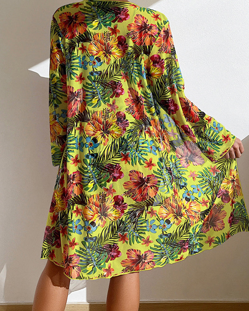 Naoi | 3-Piece Bikini Set Kimono