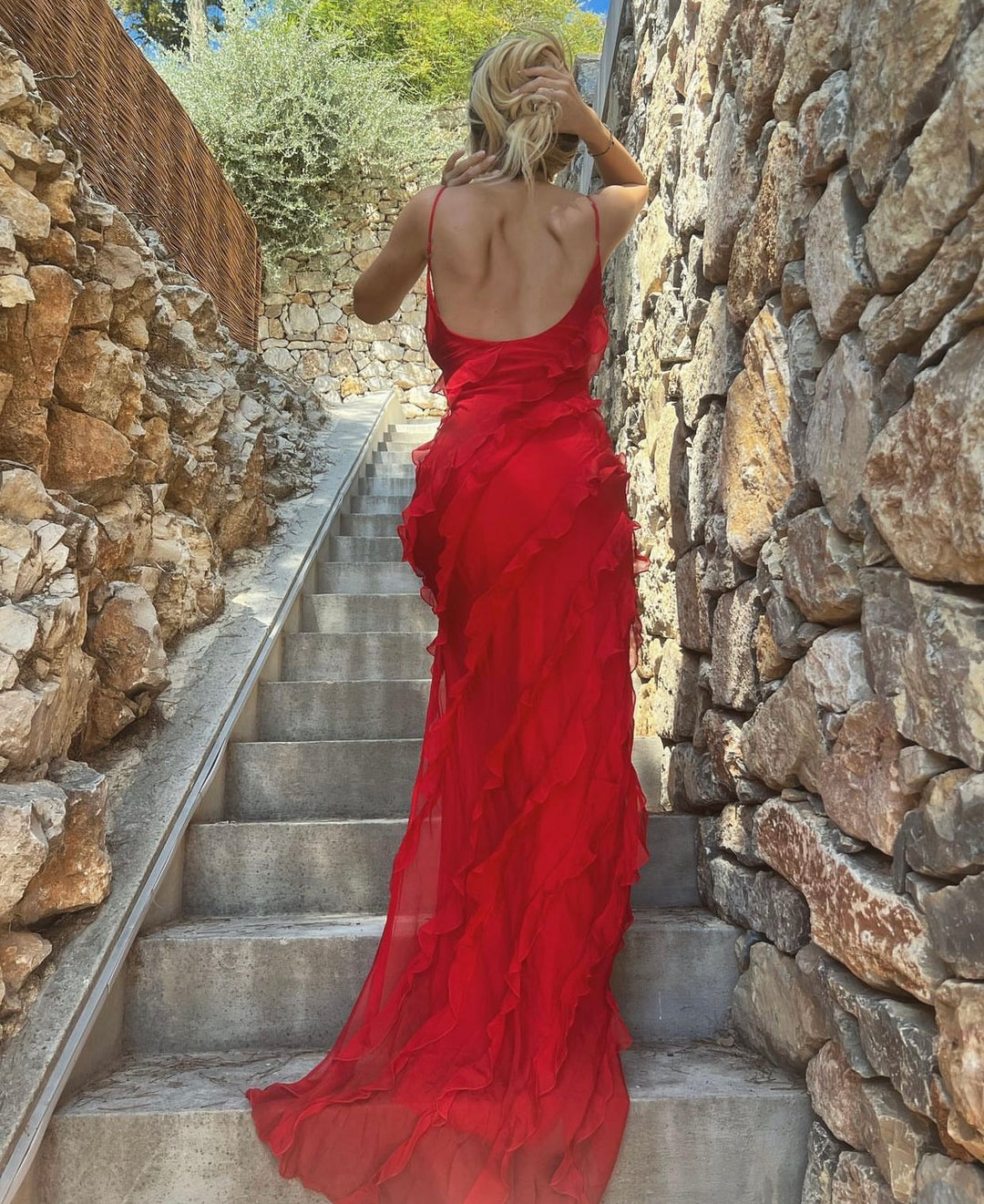 Mara - Ruffled Dress