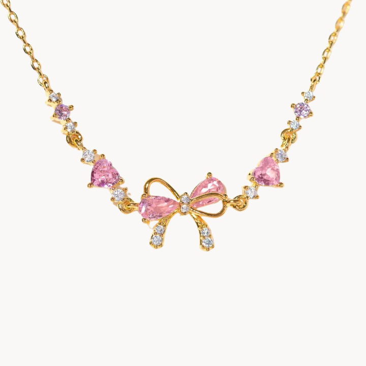 Bow Bracelet with Zirconia