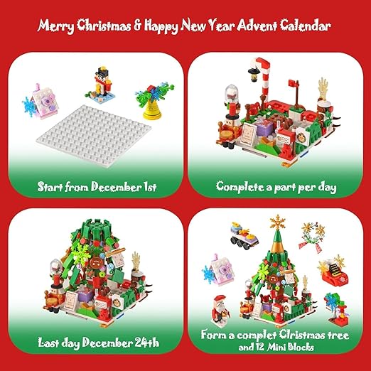 🎄 Building Blocks Advent Calendar 2025 – 24 Days of Building Fun