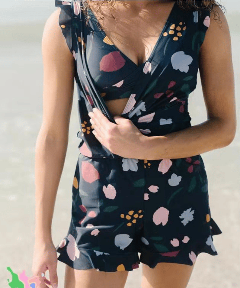Julietta – Swimsuit with Ruffles and Bust Support