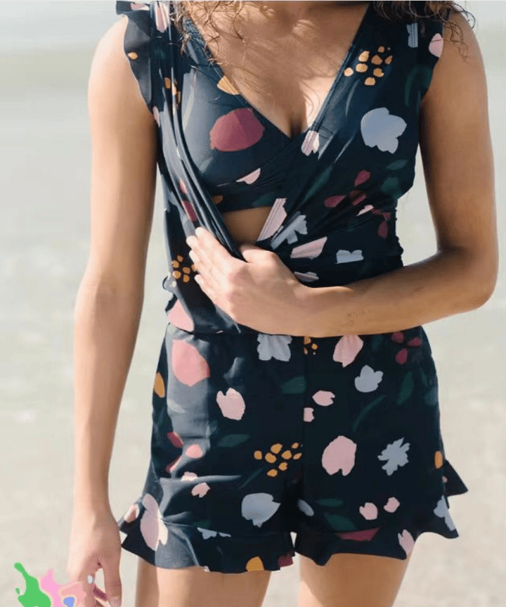 Julietta – Swimsuit with Ruffles and Bust Support