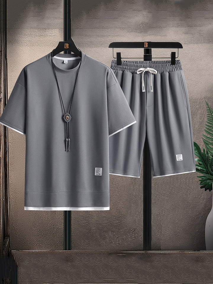 CozyWaves Waffle Knit Lounge Set
