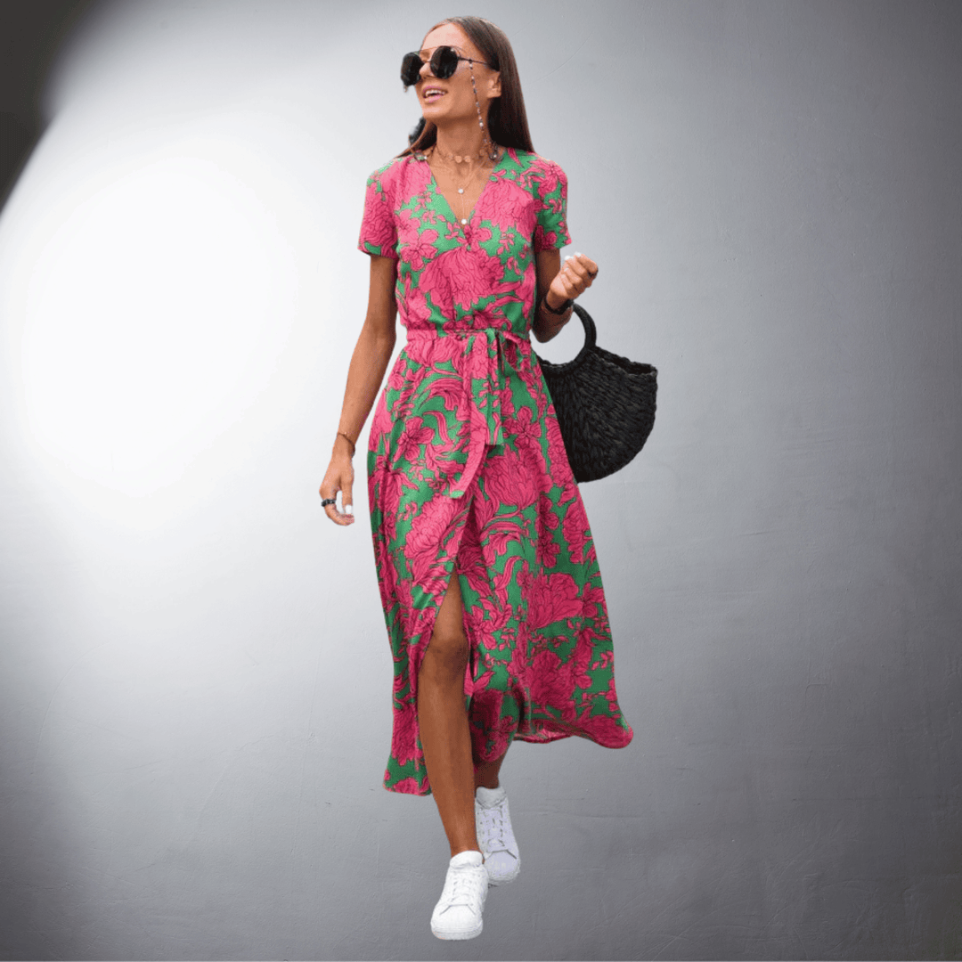 Zélie | Haute Couture Wrap Dress Handmade