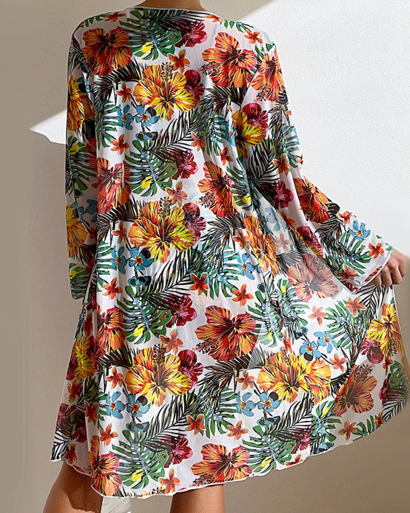 Naoi | 3-Piece Bikini Set Kimono