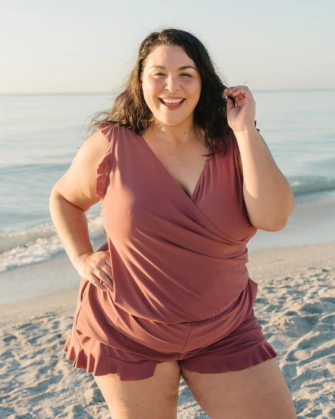 Tess | Swim Ruffled Dress
