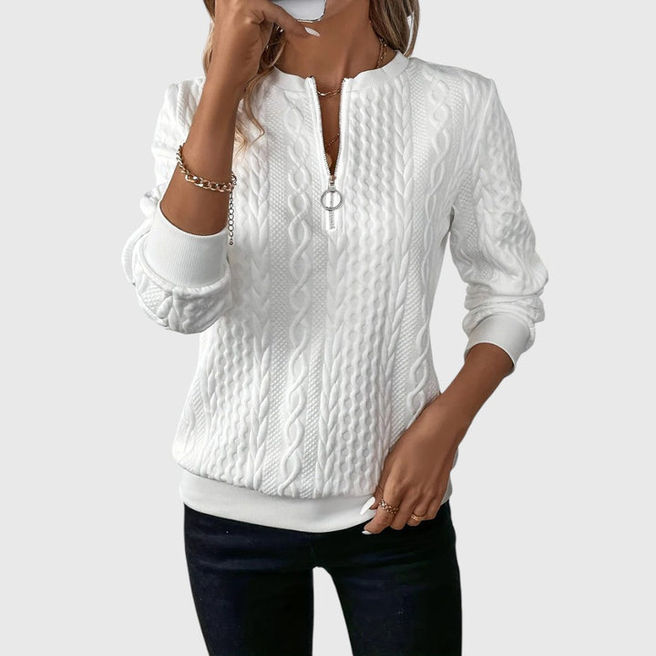 Ailene - Elegant Jumper with Zip