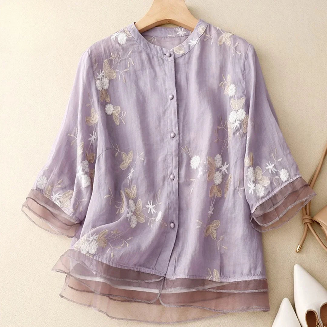 Seraphina™ | Embroidered Blouse