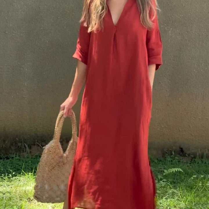 Clara V-Neck Dress