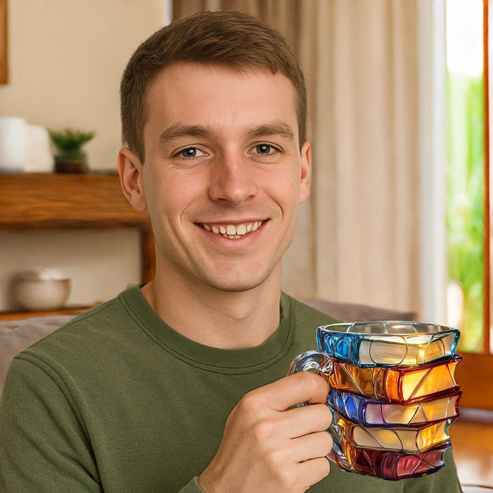 📚 Crystal Mug for Literature Lovers — A Story You Can Sip