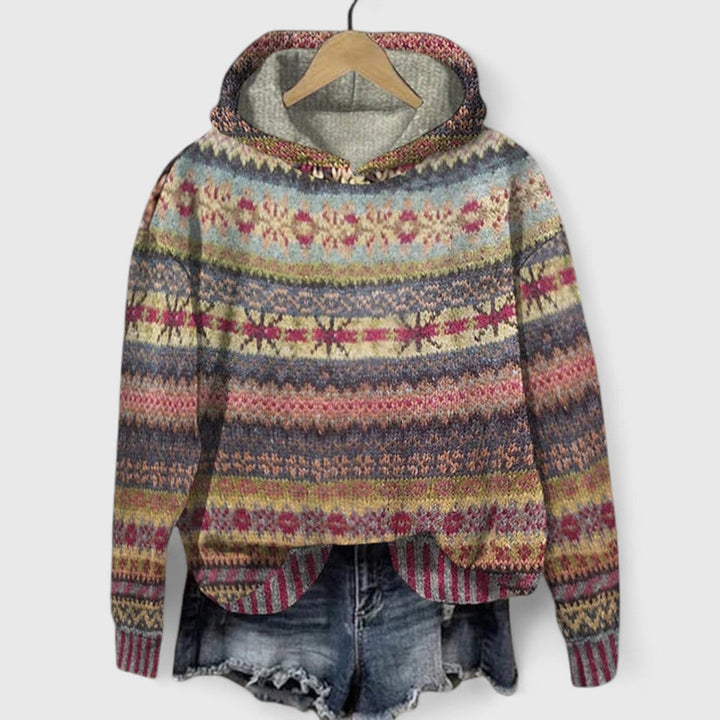 Christa - Retro Hoodie Sweater