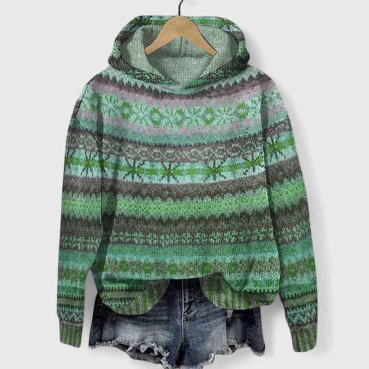 Christa - Retro Hoodie Sweater
