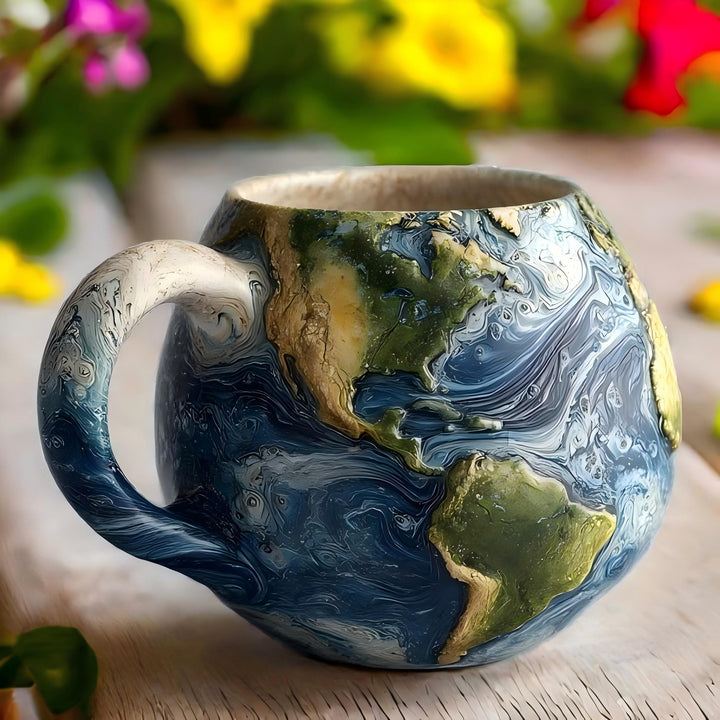 🌍 TerraMug™ – Drink the World in Your Hands