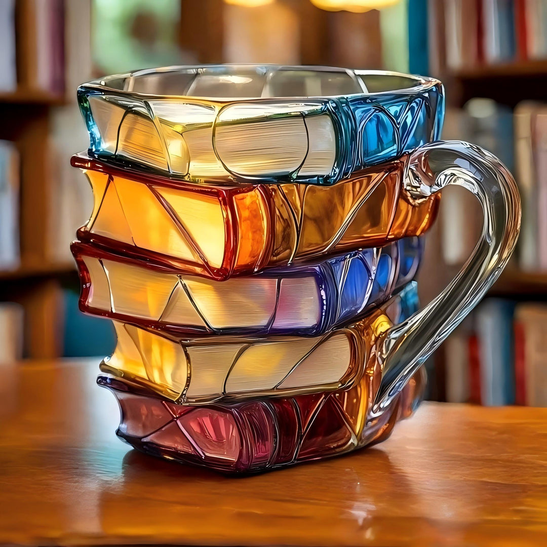 📚 Crystal Mug for Literature Lovers — A Story You Can Sip