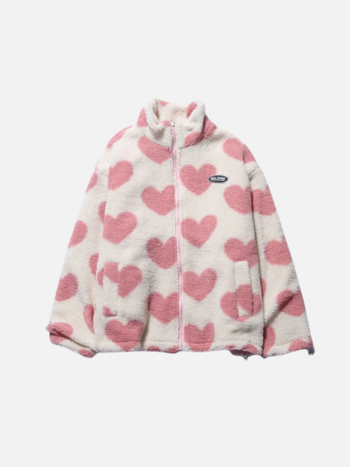 Olivia™️ | Reversible Heart Coat - Exclusive Collection