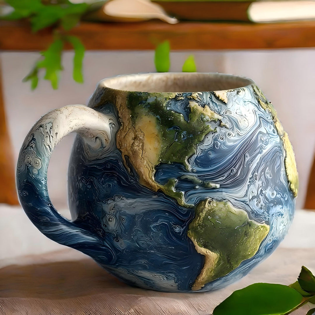 🌍 TerraMug™ – Drink the World in Your Hands