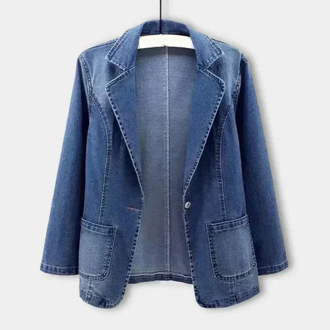 Mela - Stylish denim blazer