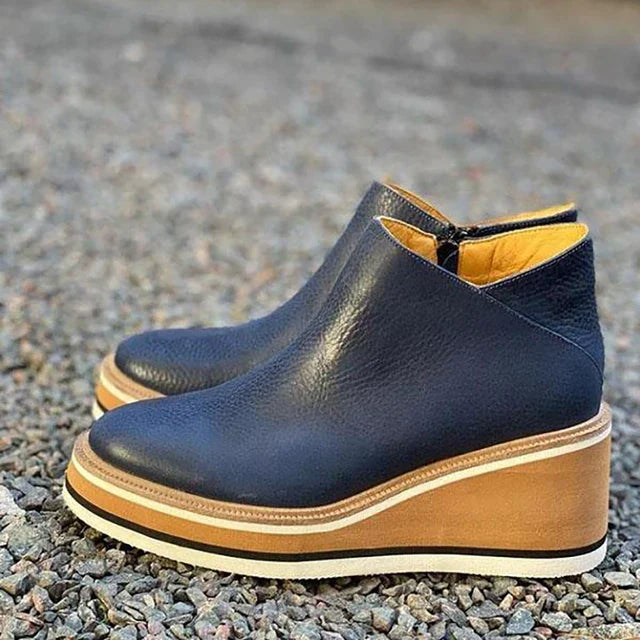 Elara™ - Elevate Platform Ankle Boots