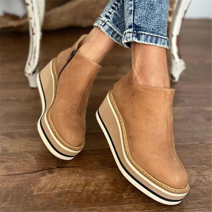 Elara™ - Elevate Platform Ankle Boots