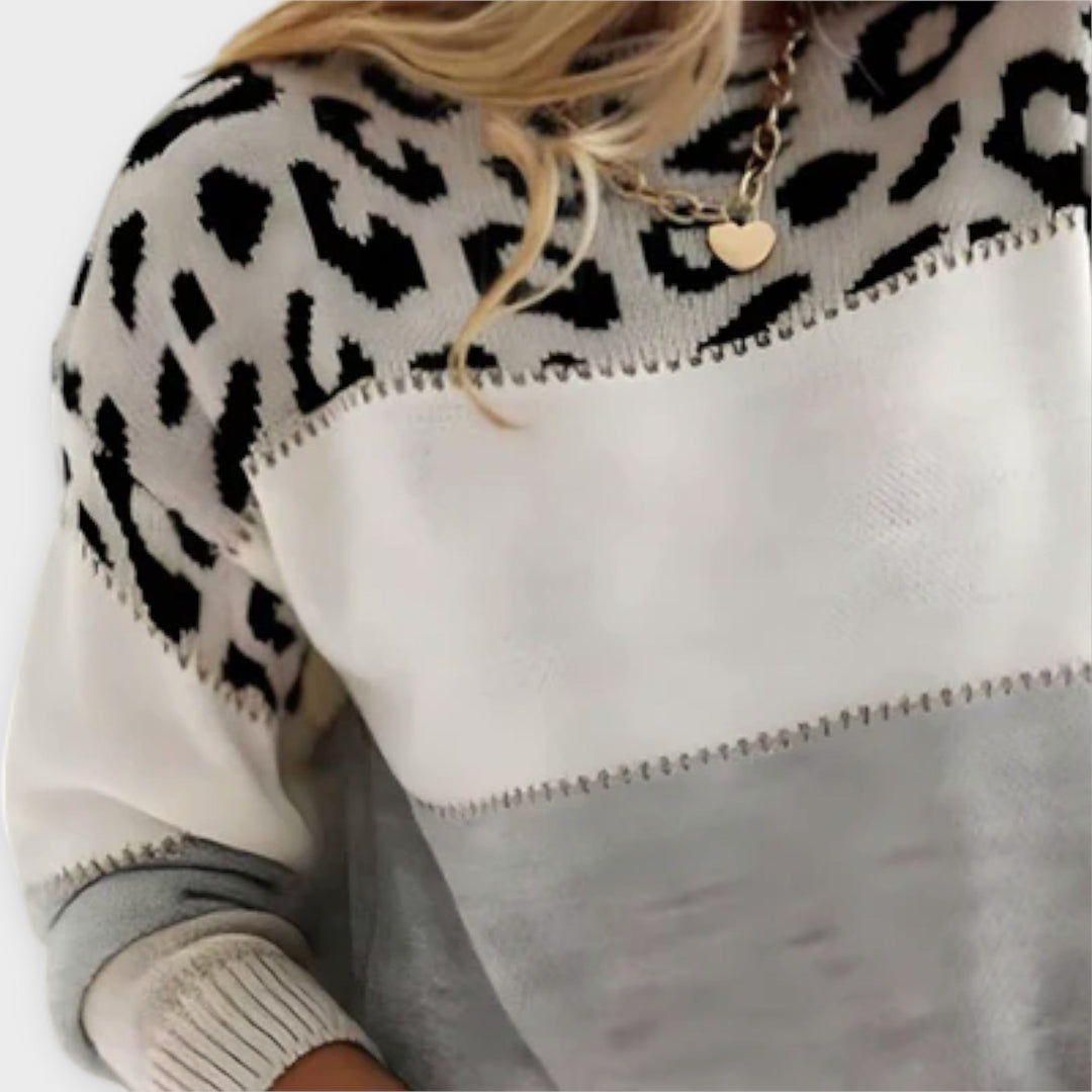 May - Casual Leopard Sweater
