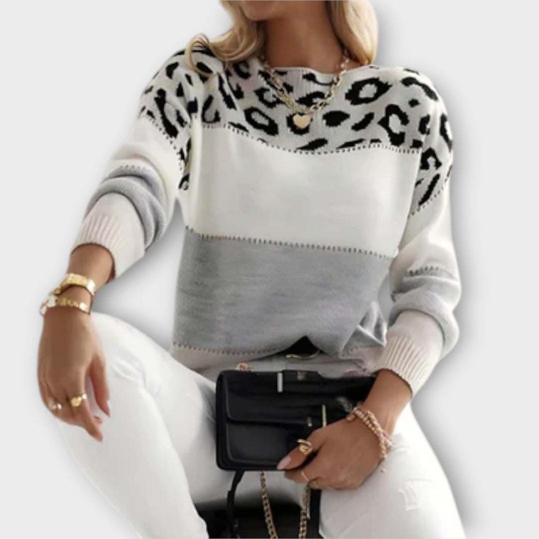 May - Casual Leopard Sweater