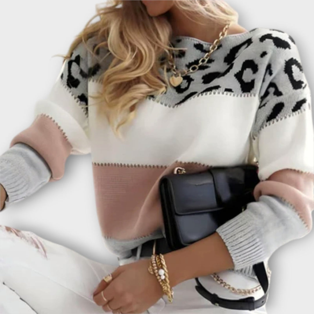 May - Casual Leopard Sweater
