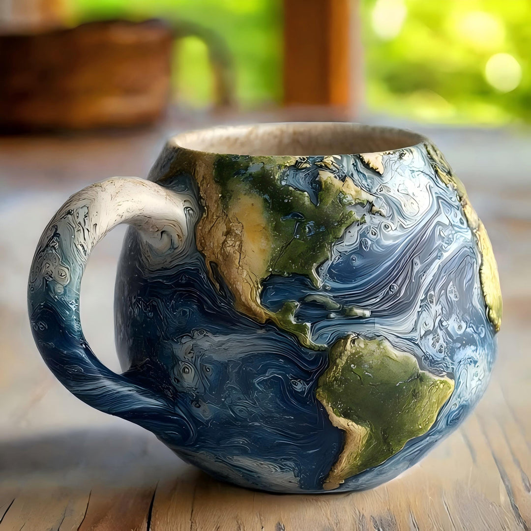 🌍 TerraMug™ – Drink the World in Your Hands