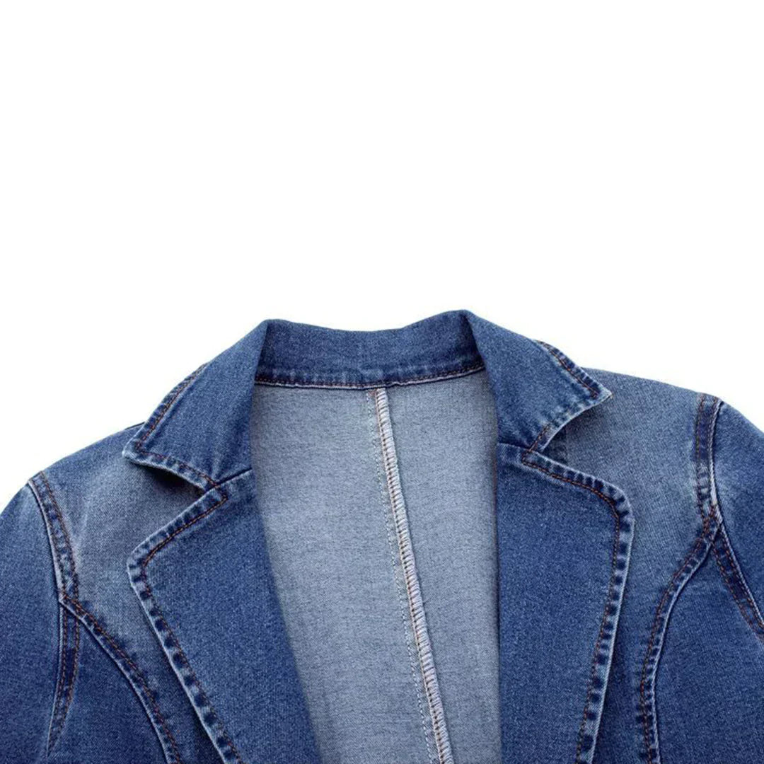 Mela - Stylish denim blazer