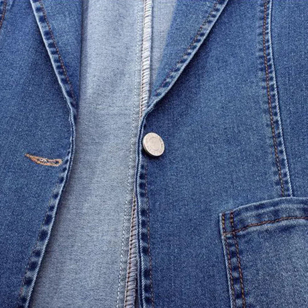 Mela - Stylish denim blazer