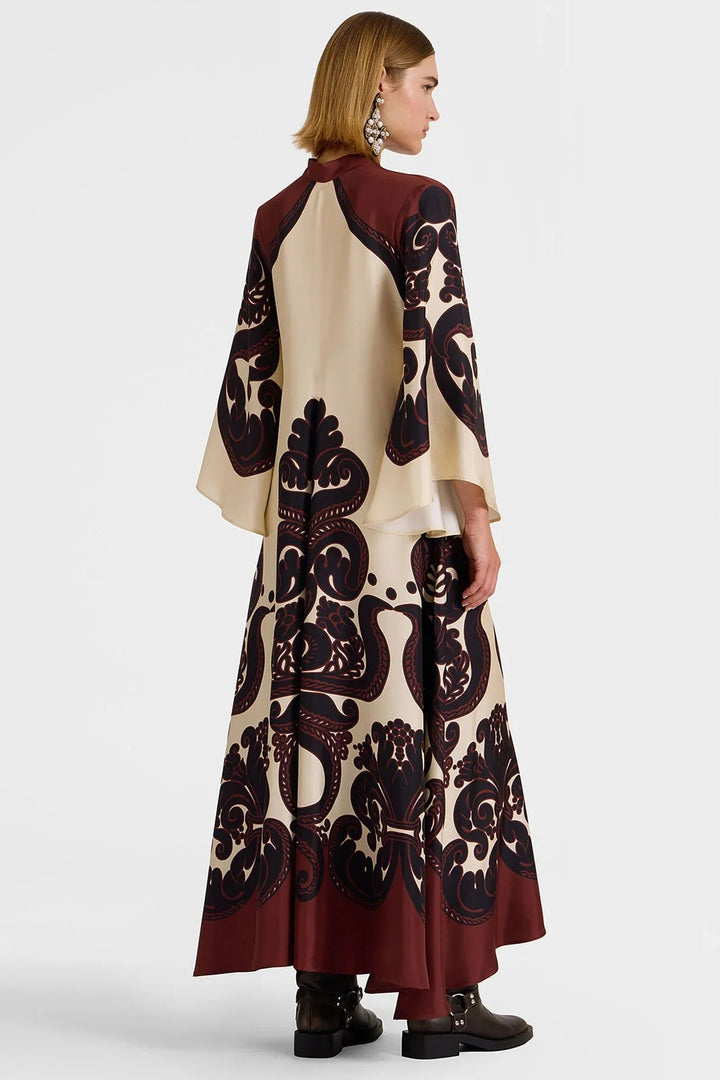 Grenadilla Bloom Satin Gown