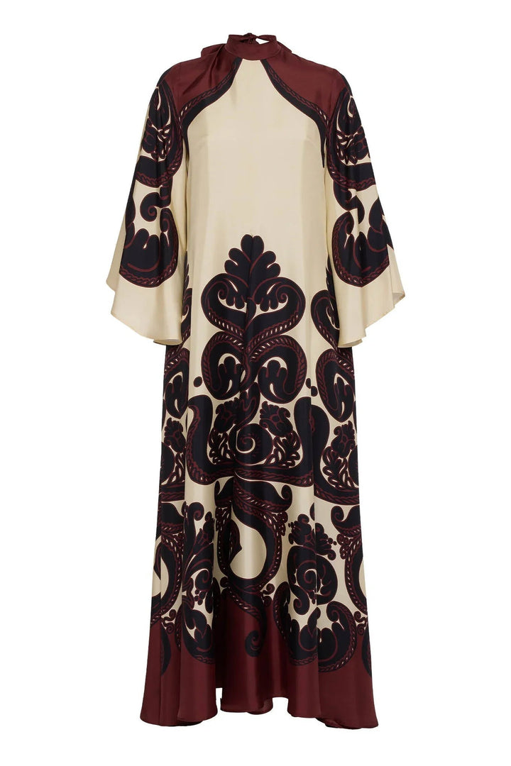 Grenadilla Bloom Satin Gown