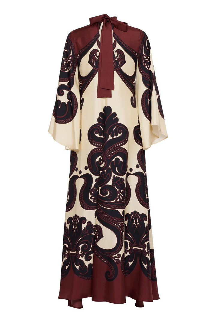 Grenadilla Bloom Satin Gown