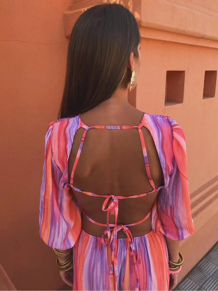 Dory – Backless Satin Dress