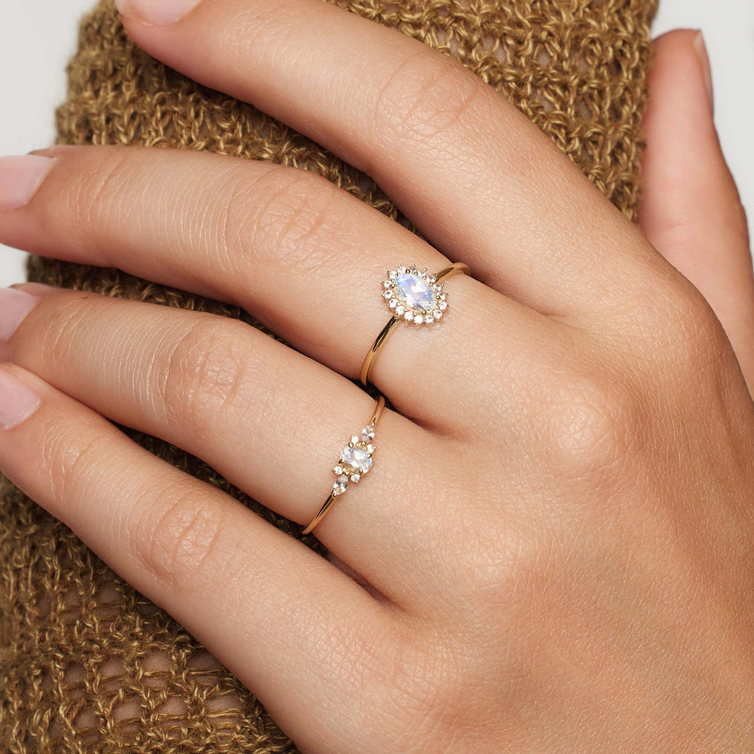 Musa Ring in Moonstone