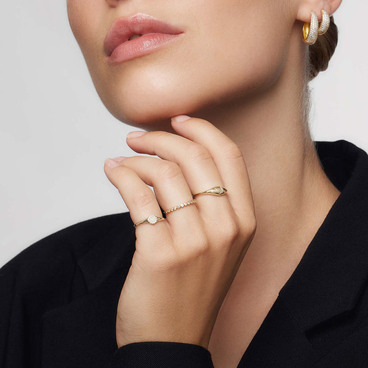 Dome Diamond Ring