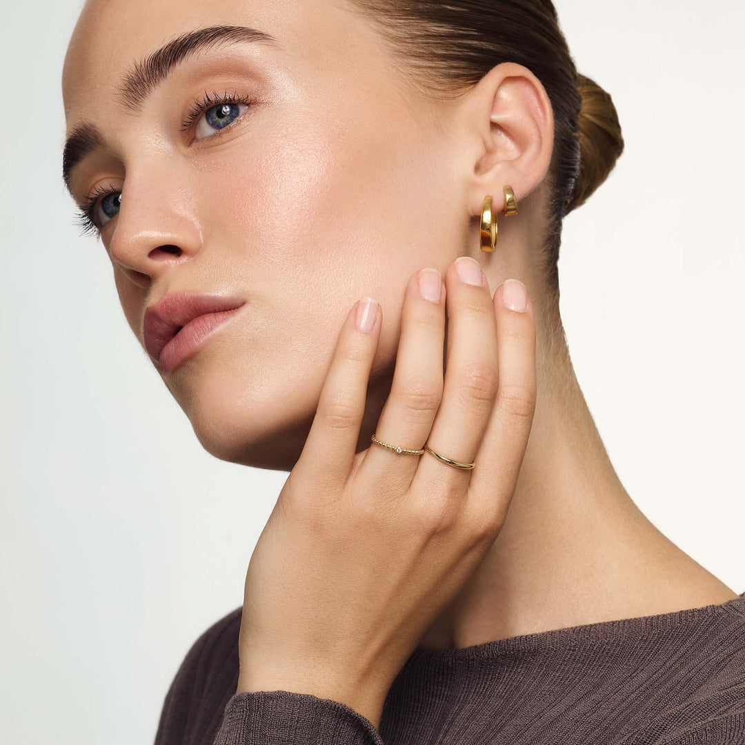 Thin dome ring