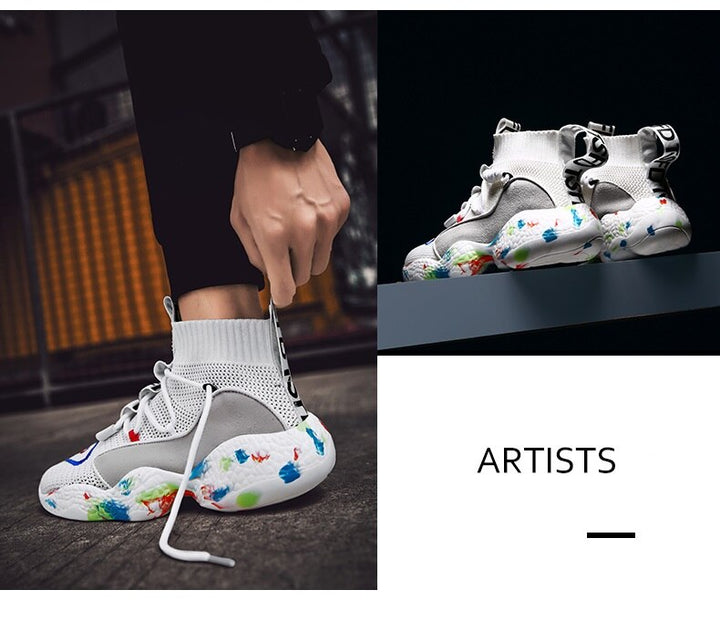 Lace-Up Trekking Boost Shoes