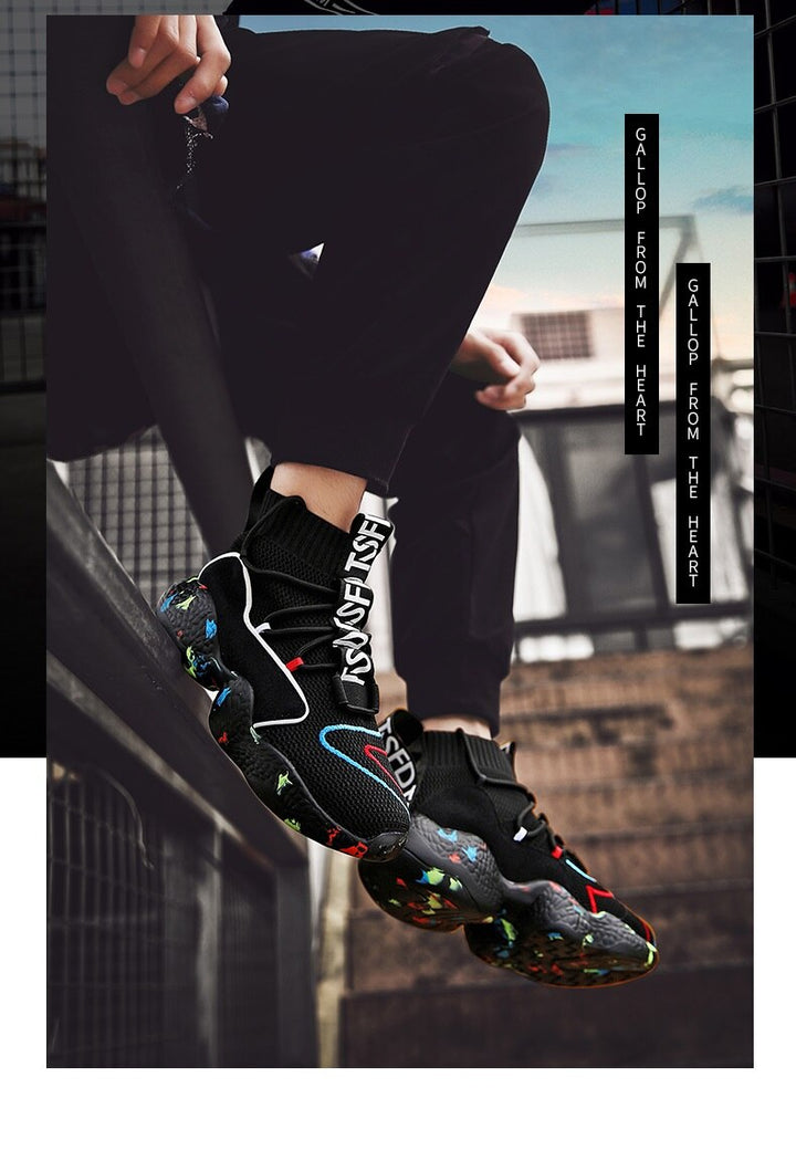 Lace-Up Trekking Boost Shoes