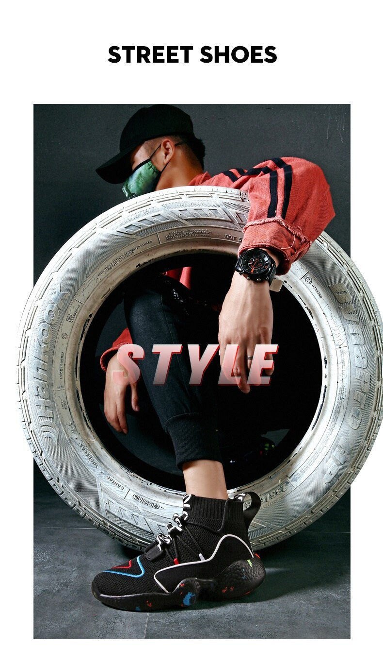 Lace-Up Trekking Boost Shoes